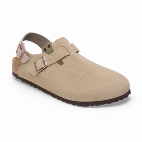 Functional Tokio Taupe Suede Leather