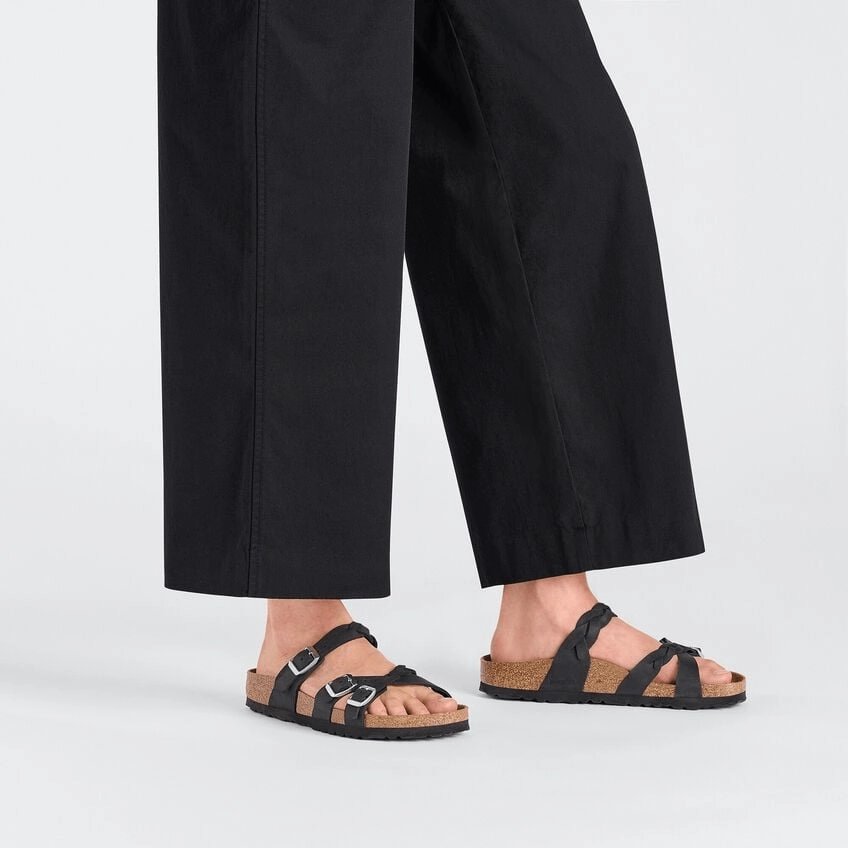 Fashion Look Franca Braid | Oiled Leather | Black