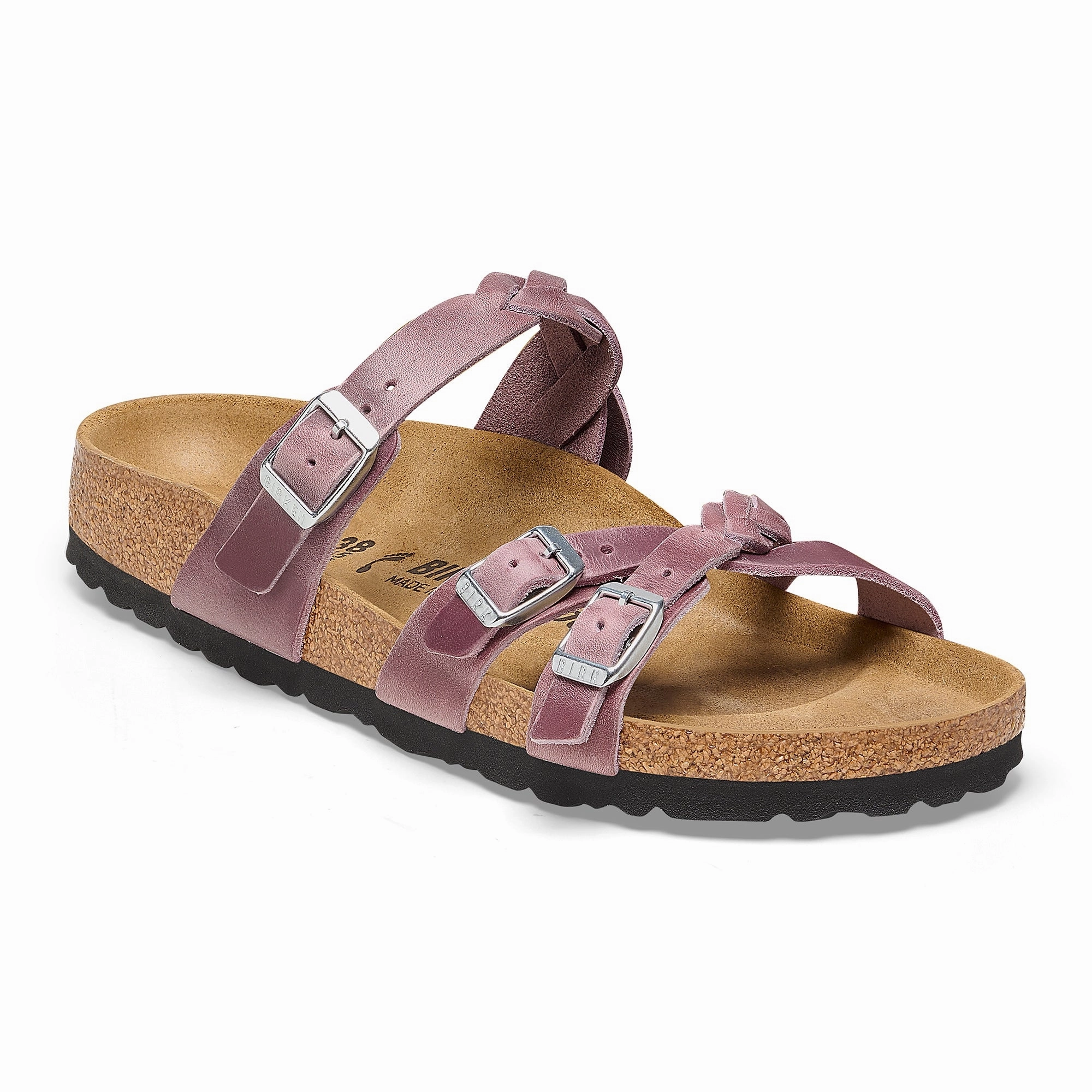 Shock Absorbing Cyber Mode Franca Braided | Oiled Leather | Lavender