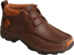 Twisted X Women's 4" Brown Leather Chukka Hiker Boot WHK0001 Chill Protection Footwear