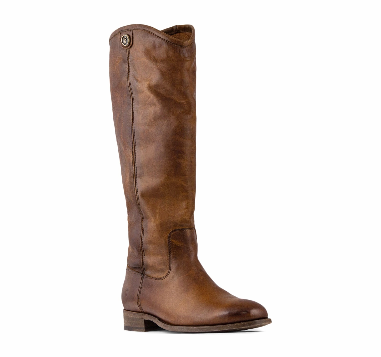 Work Life Frye Melissa Button 2 Tall Women's Boot in Cognac