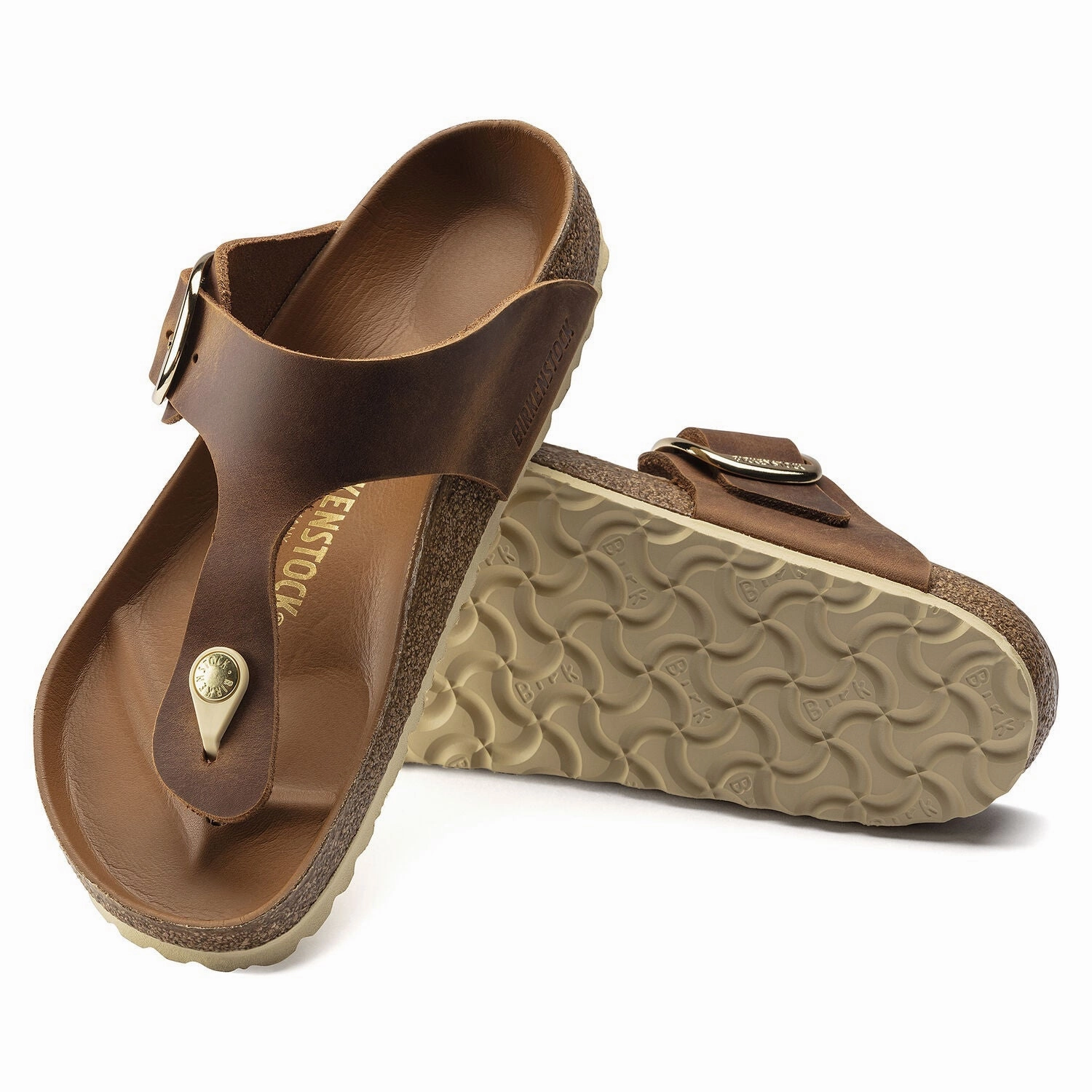 Gizeh | Big Buckle | Leather | Cognac Multi Use