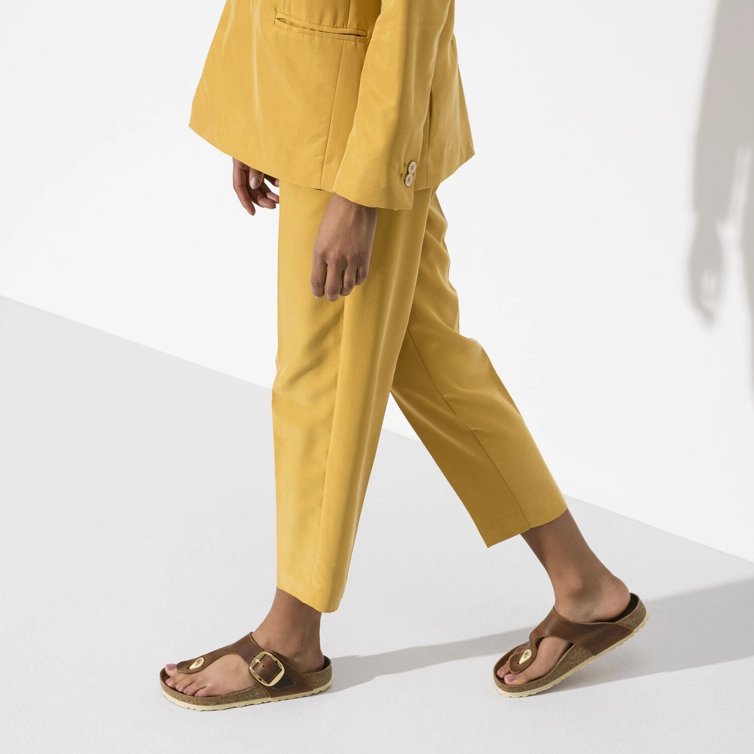 Gizeh | Big Buckle | Leather | Cognac Simple Entry