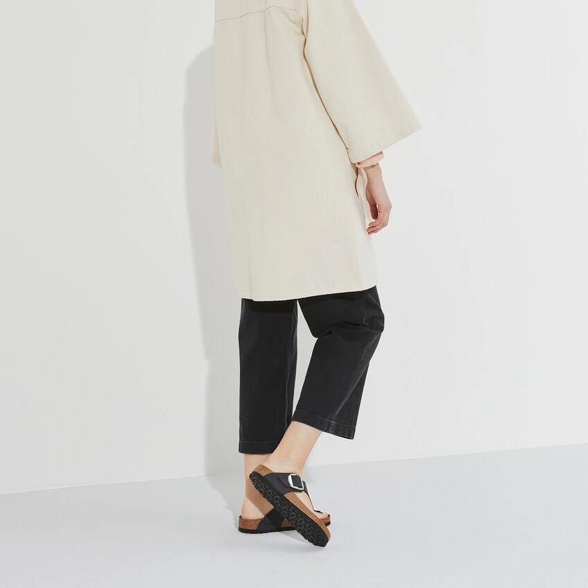 Gizeh Big Buckle | Oiled Leather | Black Picnic Easy