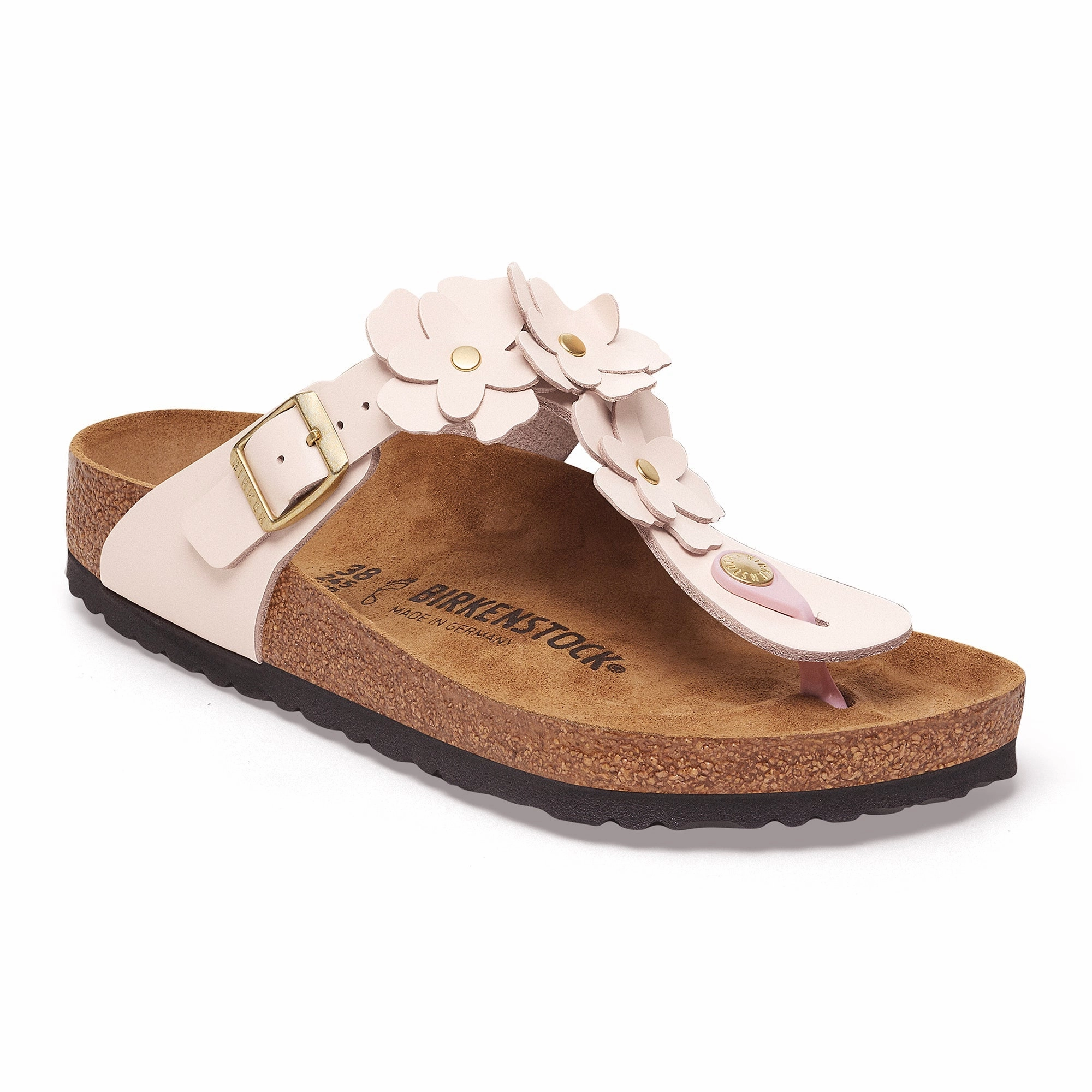 Casual Sandals for Men Casual Wear Gizeh Flower | Leather | Rose