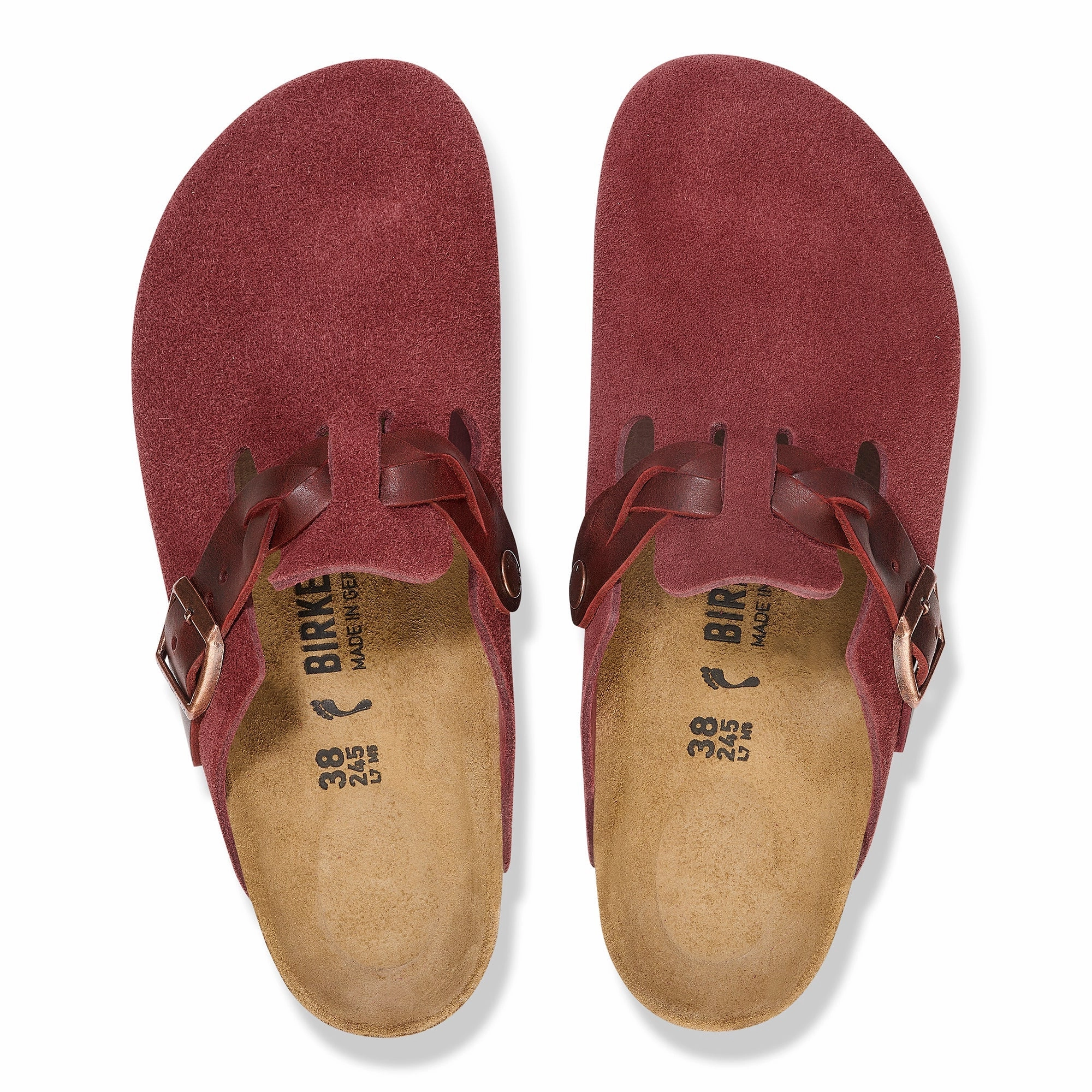 Power Flow Breathable mesh Boston Braid | Suede | Zinfandel