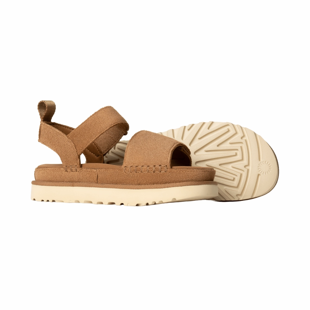 Foam Base Rapid pace Goldenstar | Women | Suede | Chestnut