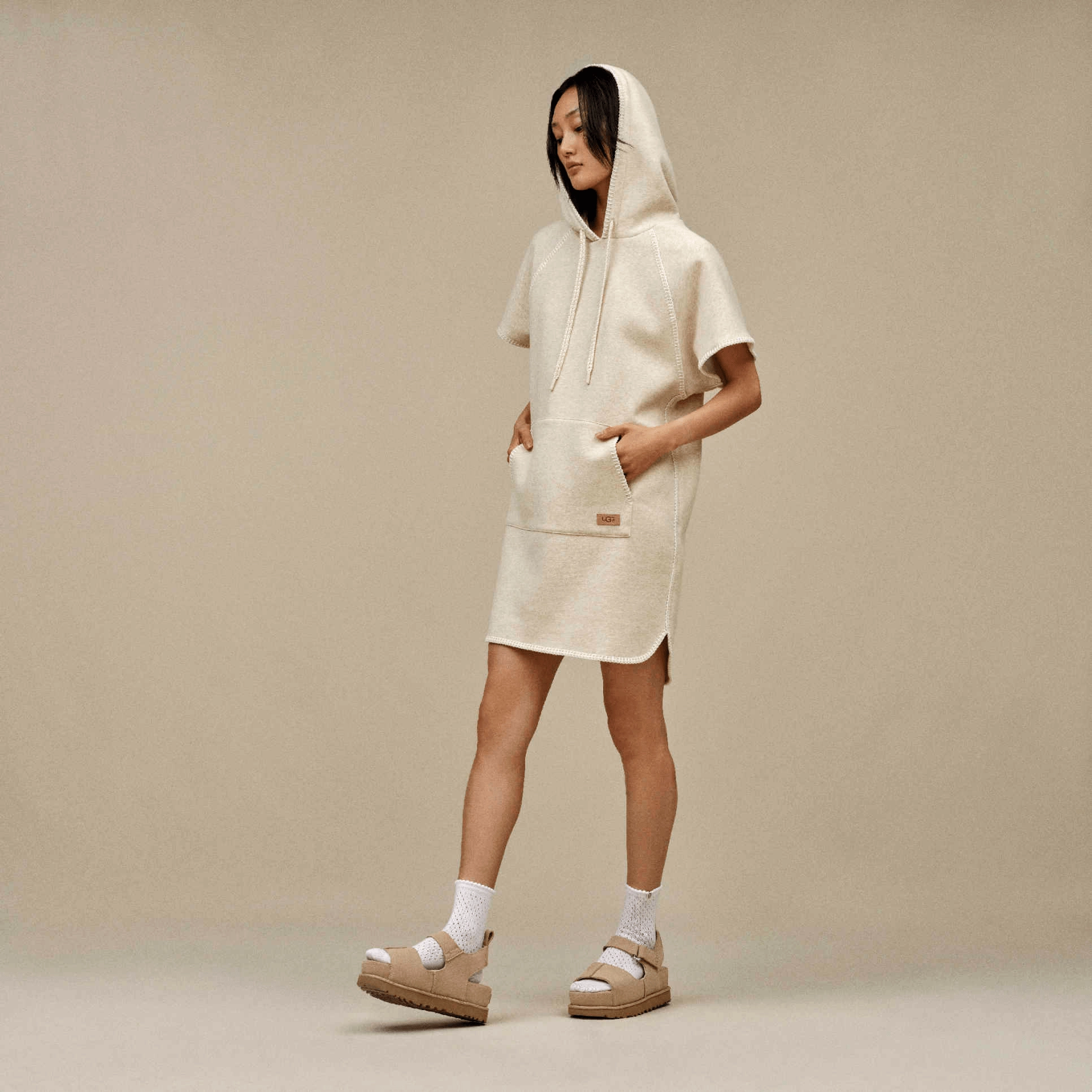 Dad Style Goldenstar | Women | Suede | Sand