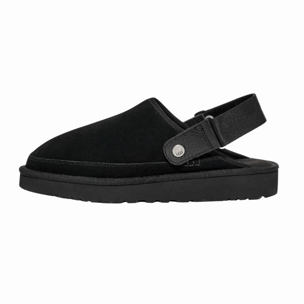 Goldenstar Clog | Women | Suede | Black Look Ready Rapid pace