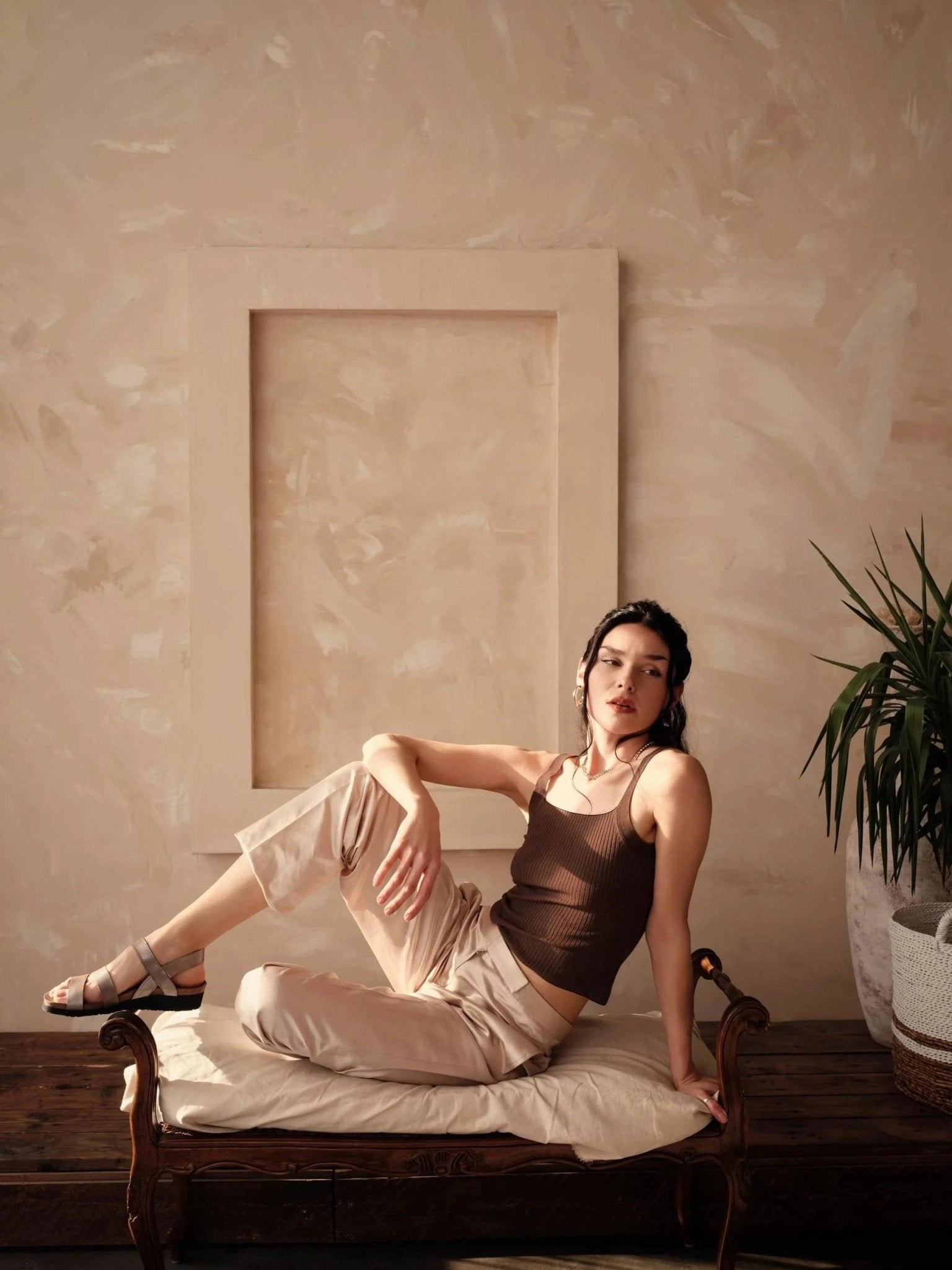 Kayla | Leather | Silver Threads New Drop