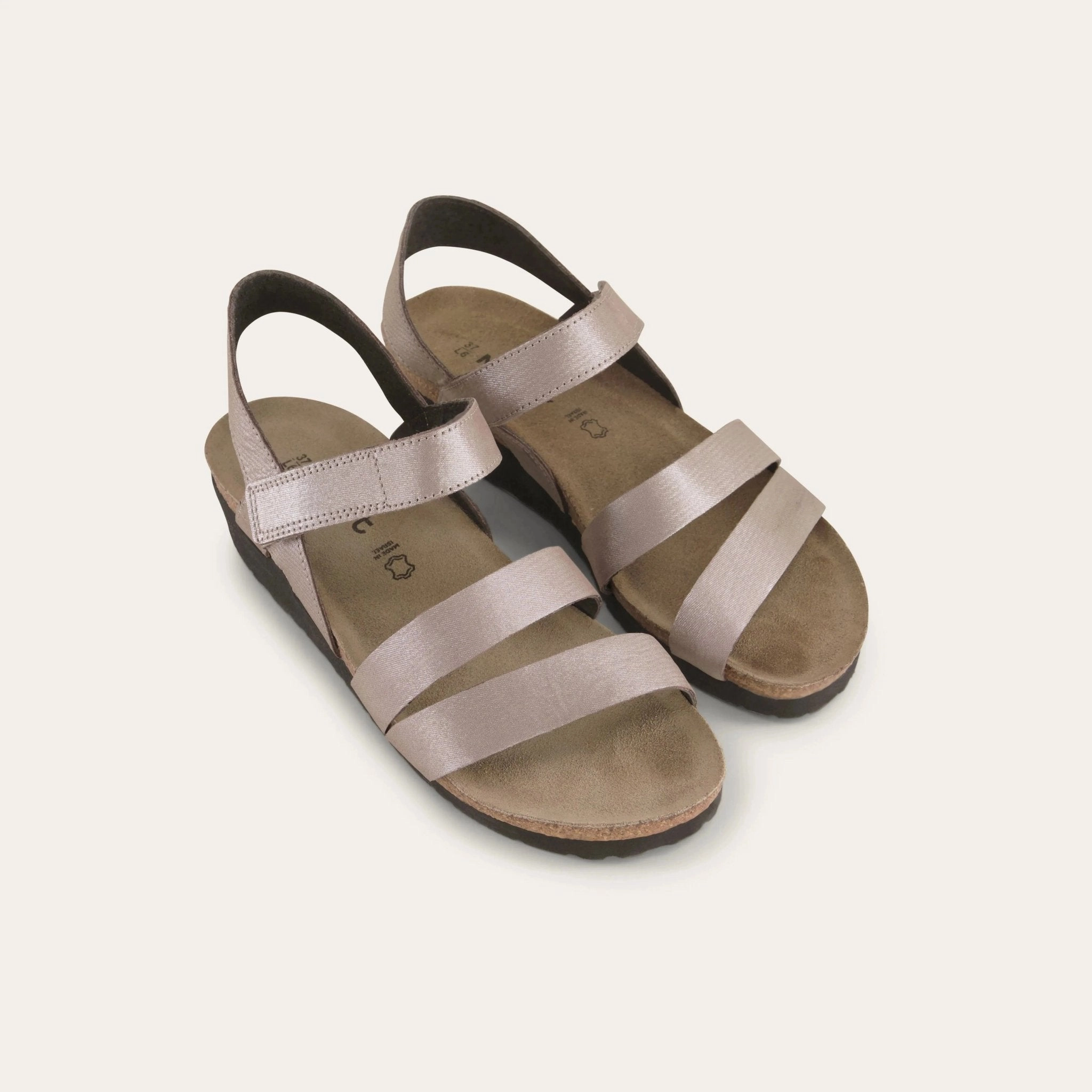 Kayla | Leather | Silver Threads Tropic Mode Wide fit