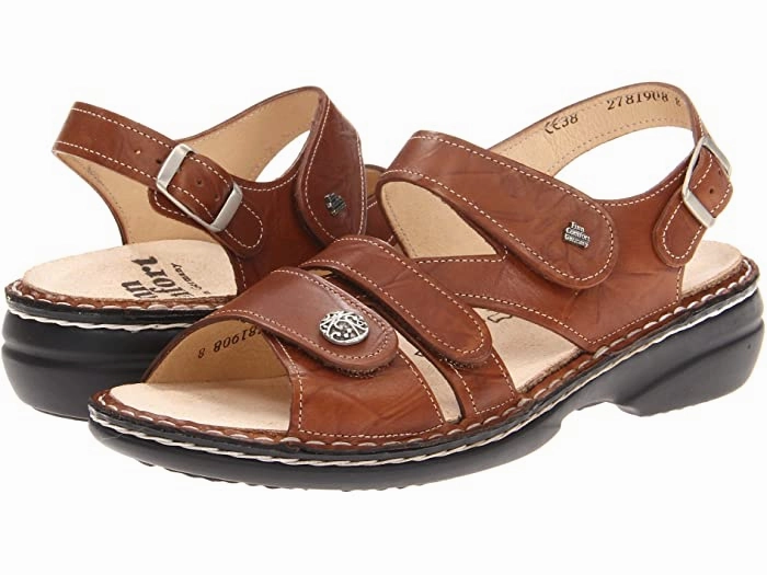 Gomera Soft Classic | Women | Cognac Plisseelight Rain Step construction