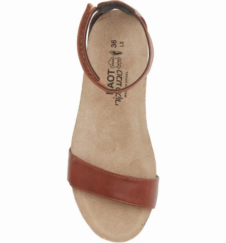 Mermaid | Leather | Soft Chestnut Breathable Lining Breathable Travel Sandals