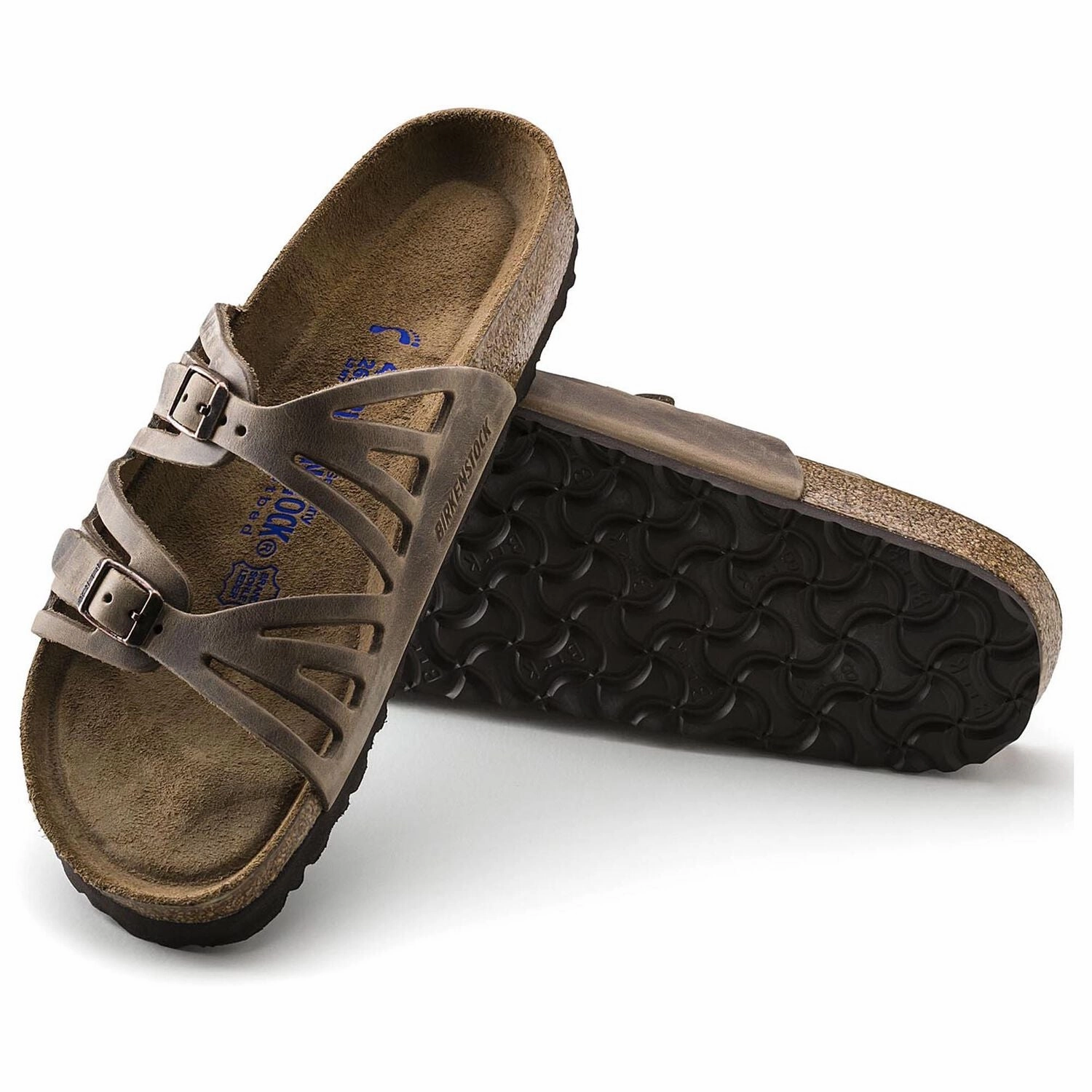 Synthetic Granada | Soft Footbed | Oiled Leather | Tobacco