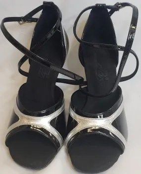 Cushioned Base Health Focused 3.38" Autumn -- Flare Heel Latin Sandal