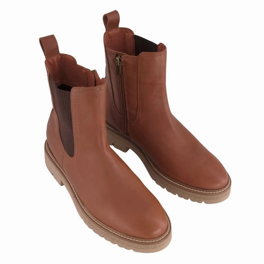 Main | Leather | Peanut Brown Clear Glow Year Trust