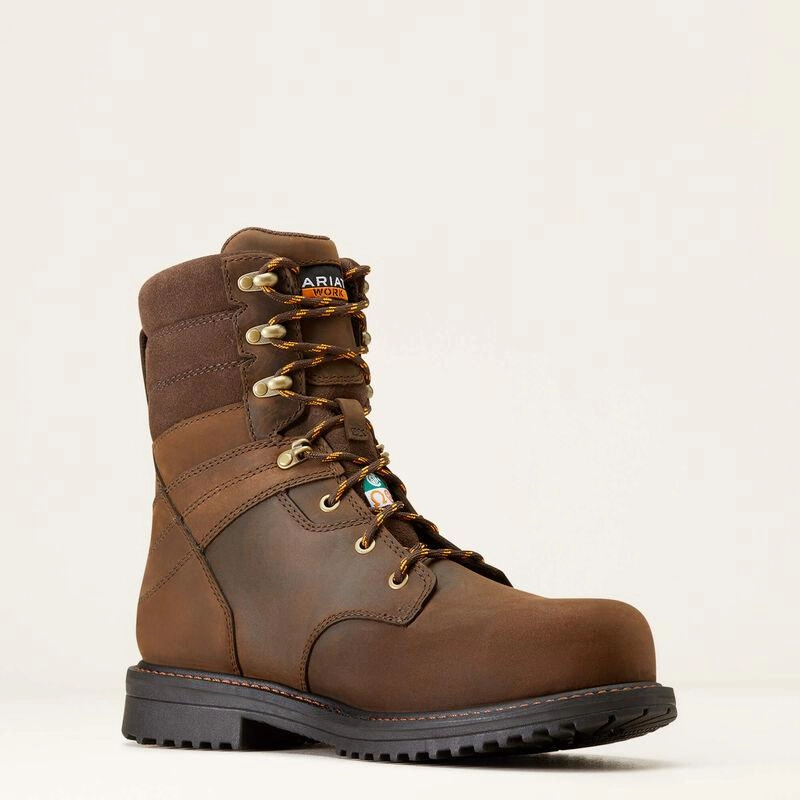 Parent Flexible Sole Ariat Men's RigTEK 8" CSA Waterproof Puncture Resistant Composite Toe Work Boot 10035989