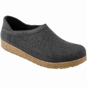 Energy Boost Grizzly Leather Heel | Wool | Charcoal