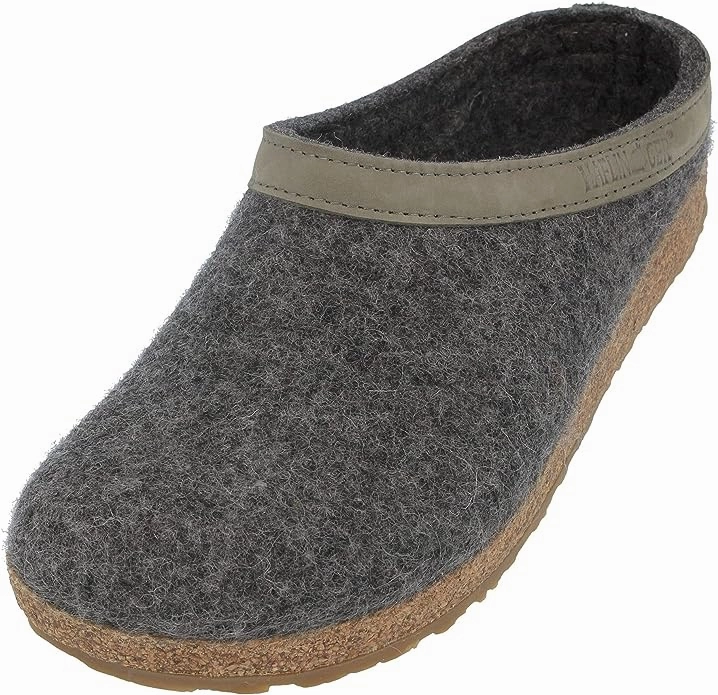Hiking Mood Grizzly w/Leather Trim | Wool | Gray