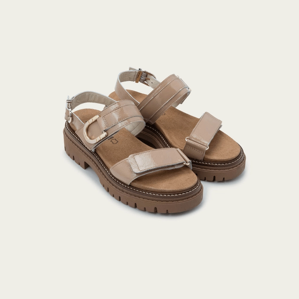 Cushioned Mind Ease Trinity | Patent | Camel Crinkle