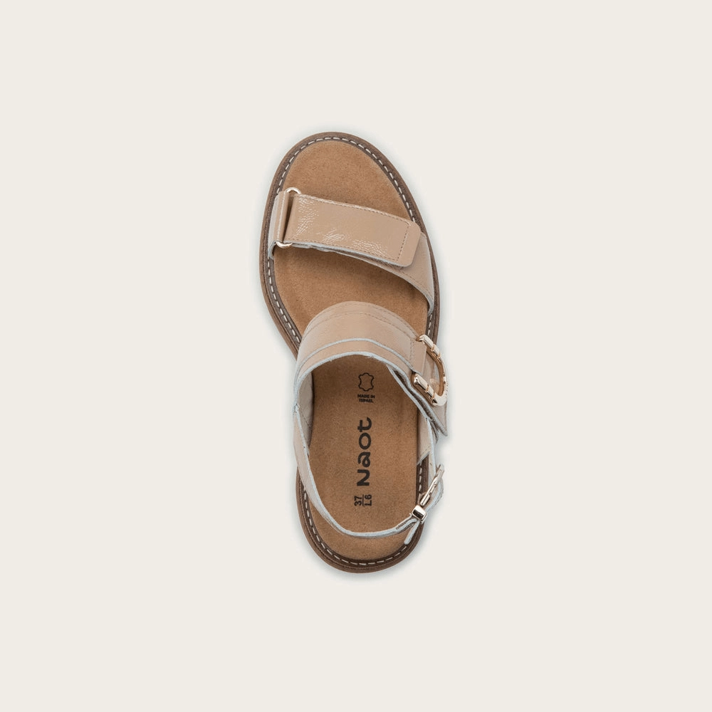 Foot Ease Trinity | Patent | Camel Crinkle