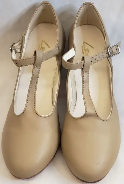 2" Daniella -- Women's T-Strap Character Shoe Wind Chill Nordic Tone