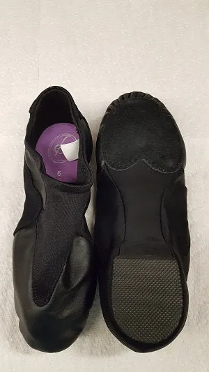 Quality Motion -- Sueded Split Sole Jazz Shoe -- Black