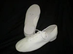 Bold Oxfords Helena -- Full Sole Jazz Oxford, Suede Sole -- White