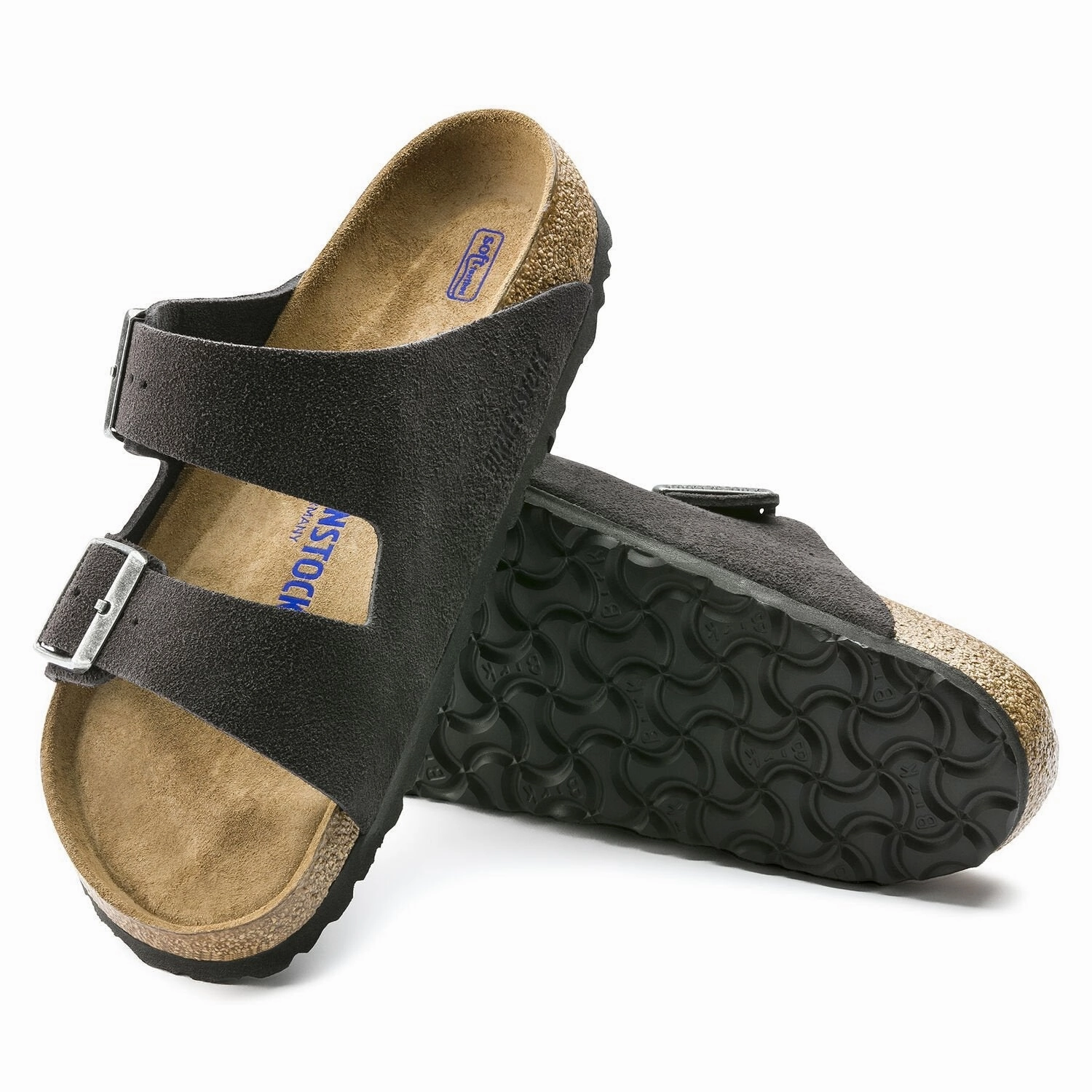 Calm Mood Arizona | Soft Footbed | Suede | Velvet Gray