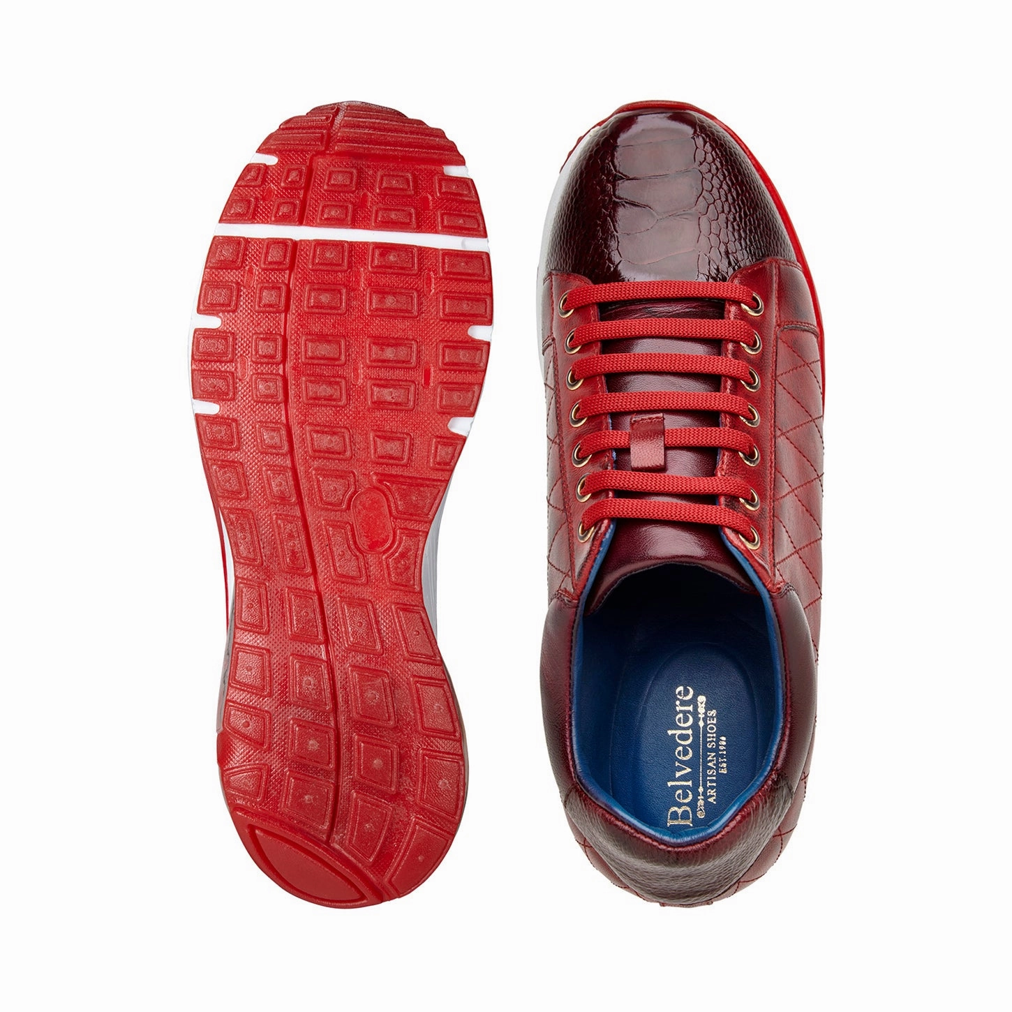 Sacco - Burgundy/Ant. Cherry Mono Style Mesh Upper