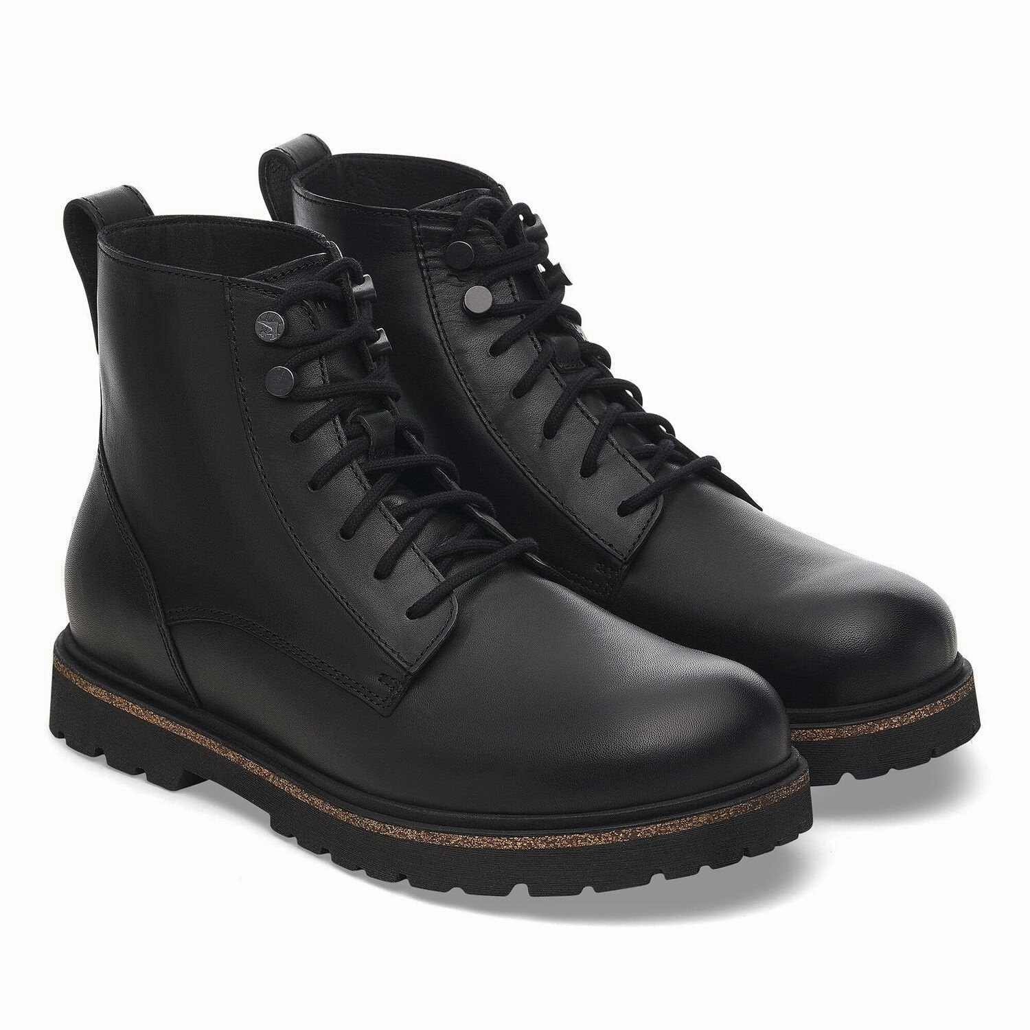 Textured Fit Highwood Lace Mid | Men | Leather | Black