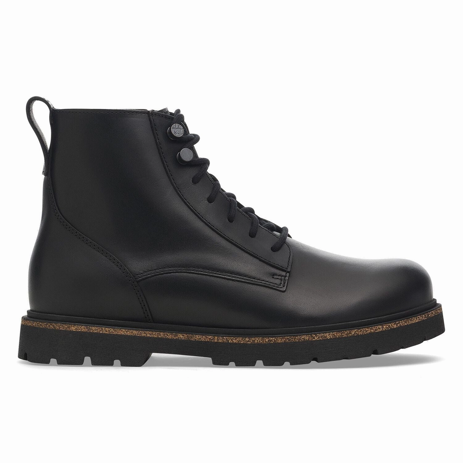 Highwood Lace Mid | Men | Leather | Black Everyday Smart Cold Weather Fashion