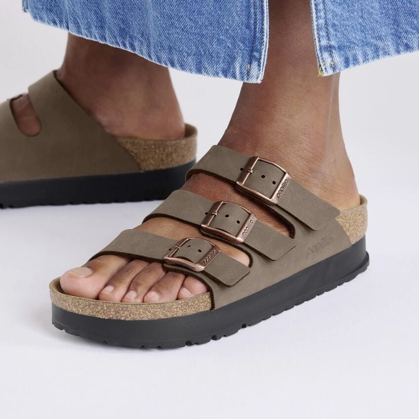 Sporty Casual Footwear Florida III Platform | Vegan | Birko-Flor | Mocha