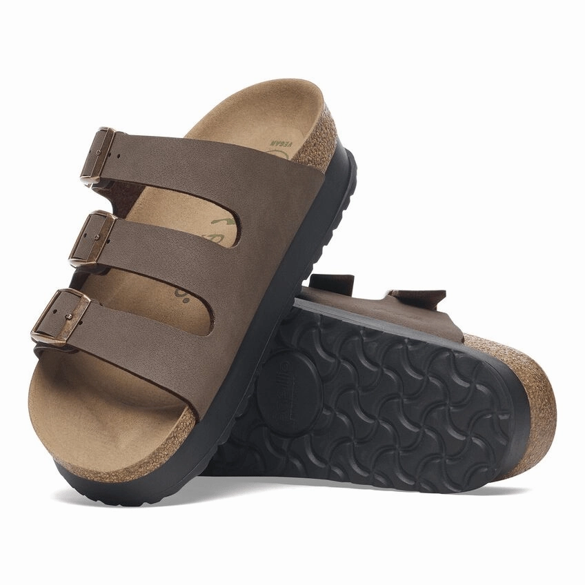 Florida III Platform | Vegan | Birko-Flor | Mocha All weather Wander Wear