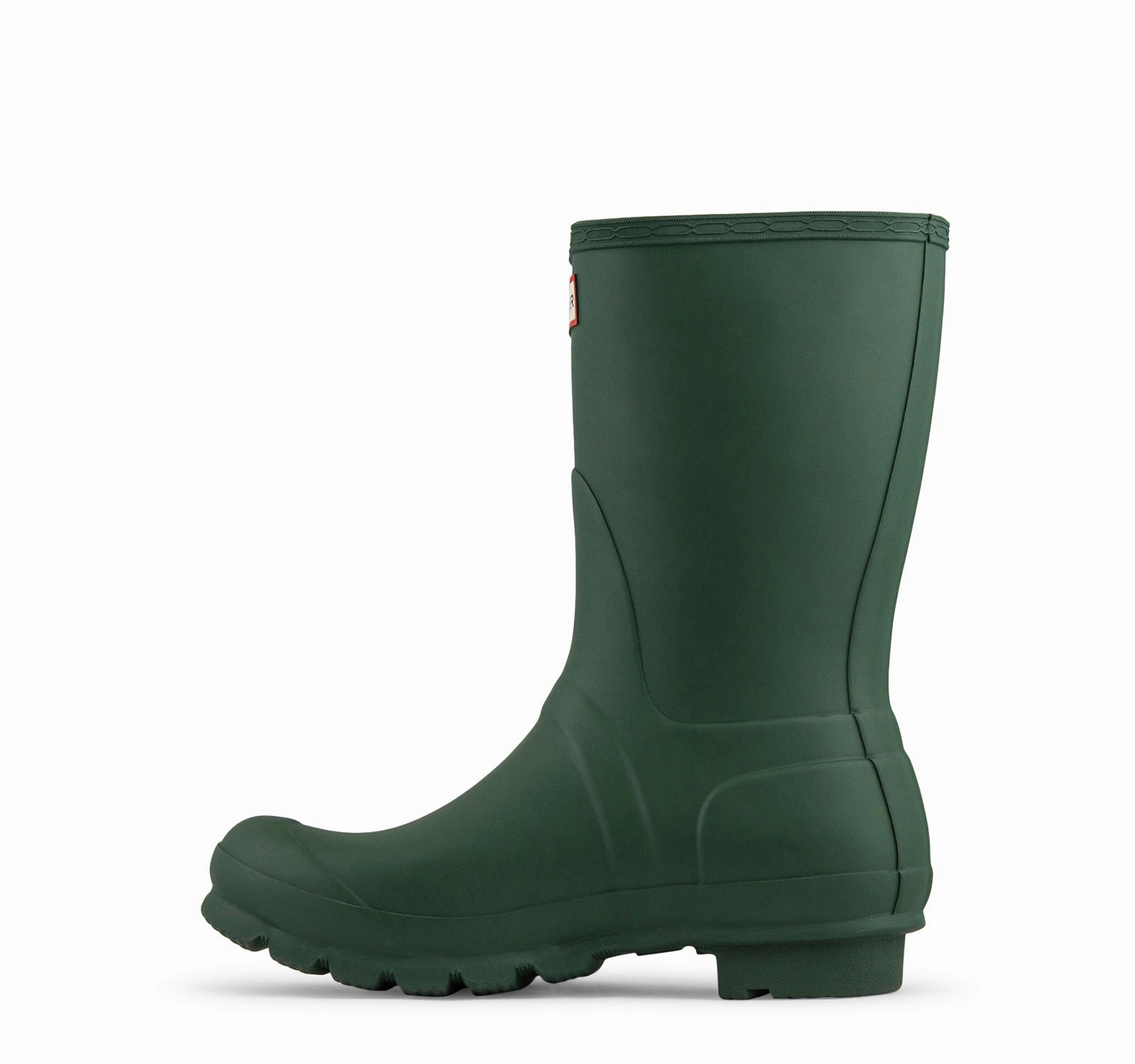 Stud Look Functional Wear Hunter Original Short Women's Rain Boots in Green