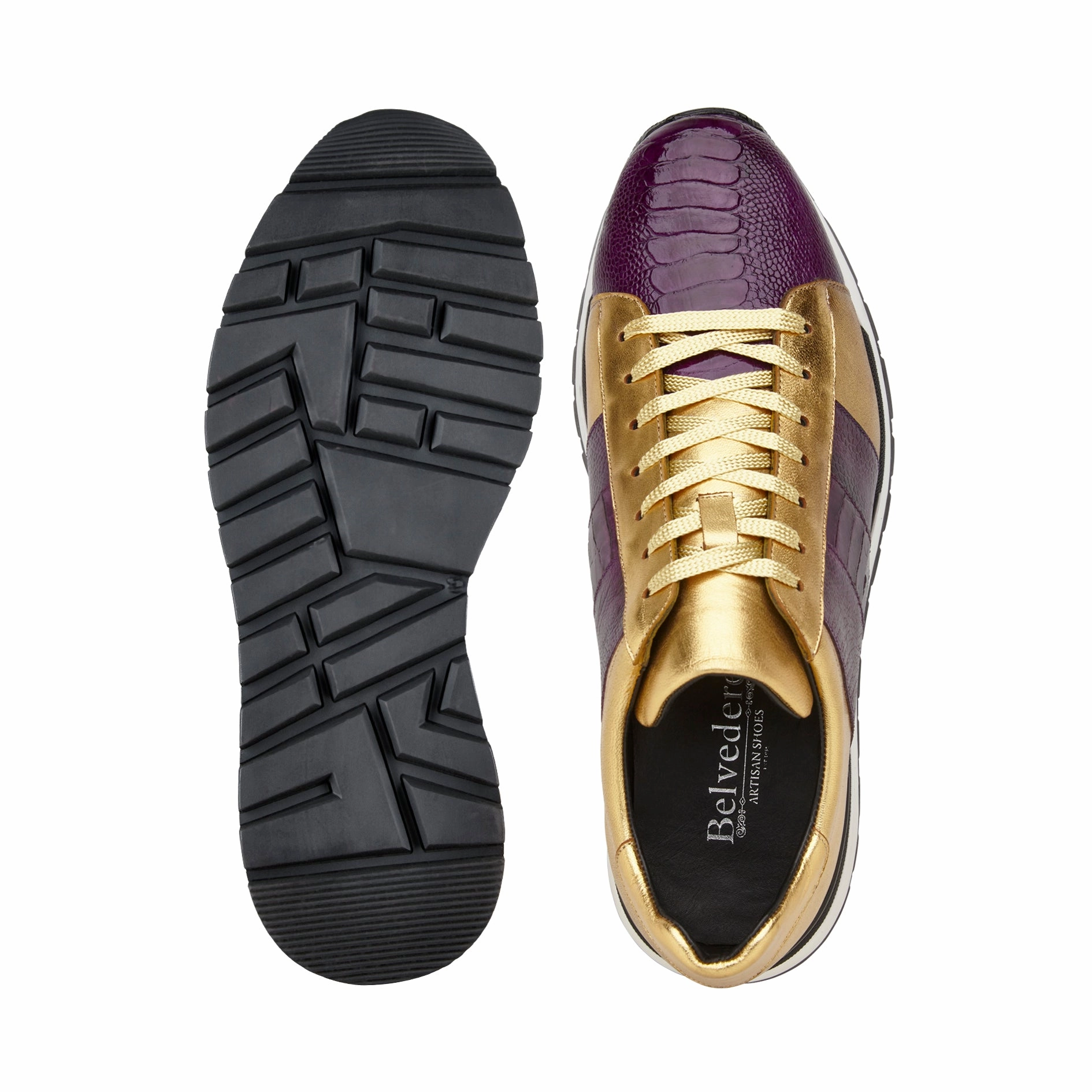 Foot Ease Peak Step Blake - Purple/Gold