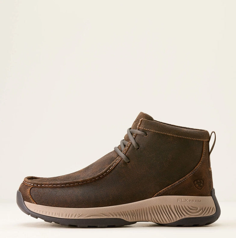 heel cup Toe Protection Ariat Men's Western Brown Spitfire All Terrain Leather Shoe 10053685