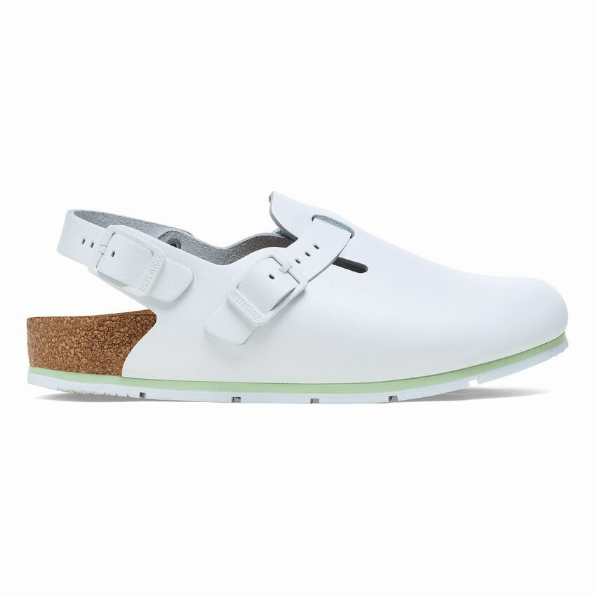 Tokio Pro | Leather | White - Clog - Birkenstock