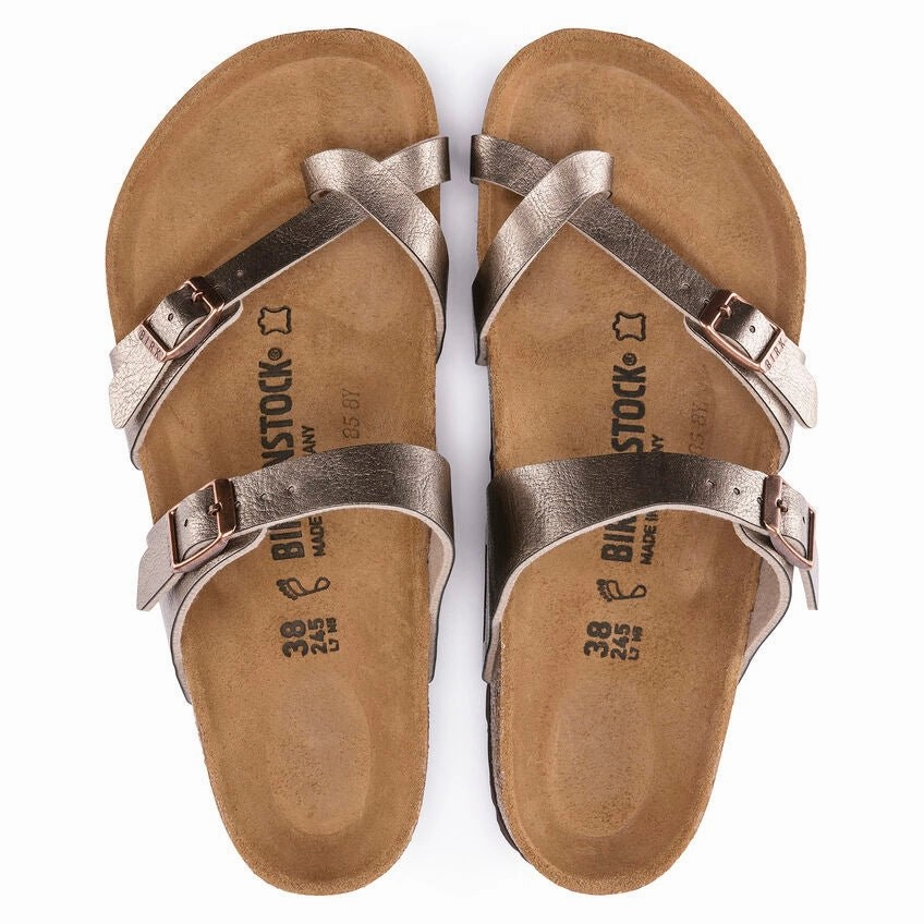 Woven Comfy Vacation Sandals Mayari | Birko-Flor | Graceful Taupe