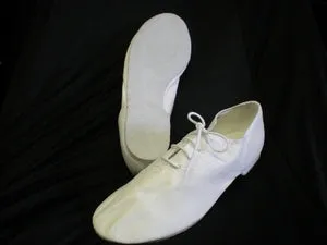 Jazzy -- Full Sole Jazz Oxford, Suede Sole -- White Youth Fresh