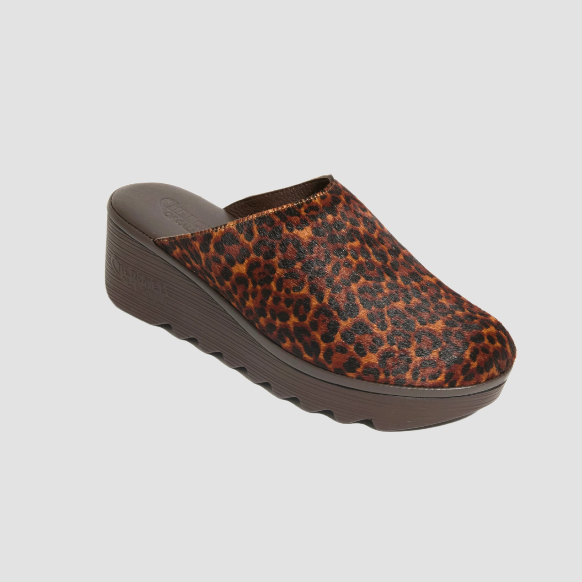 Jenny Mid Beep Dark Cheetah Chocolate Bottom Daily Walk