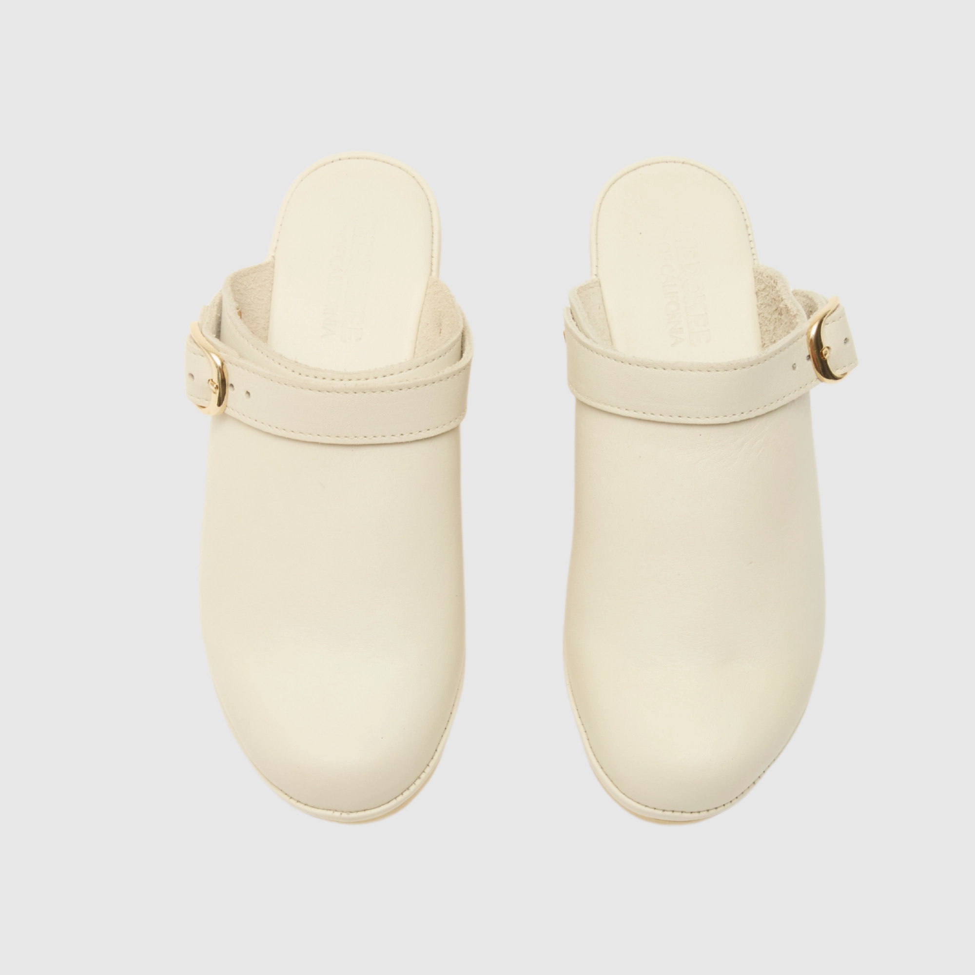 Jenny With A Buckle -  Bone Flexible Sole