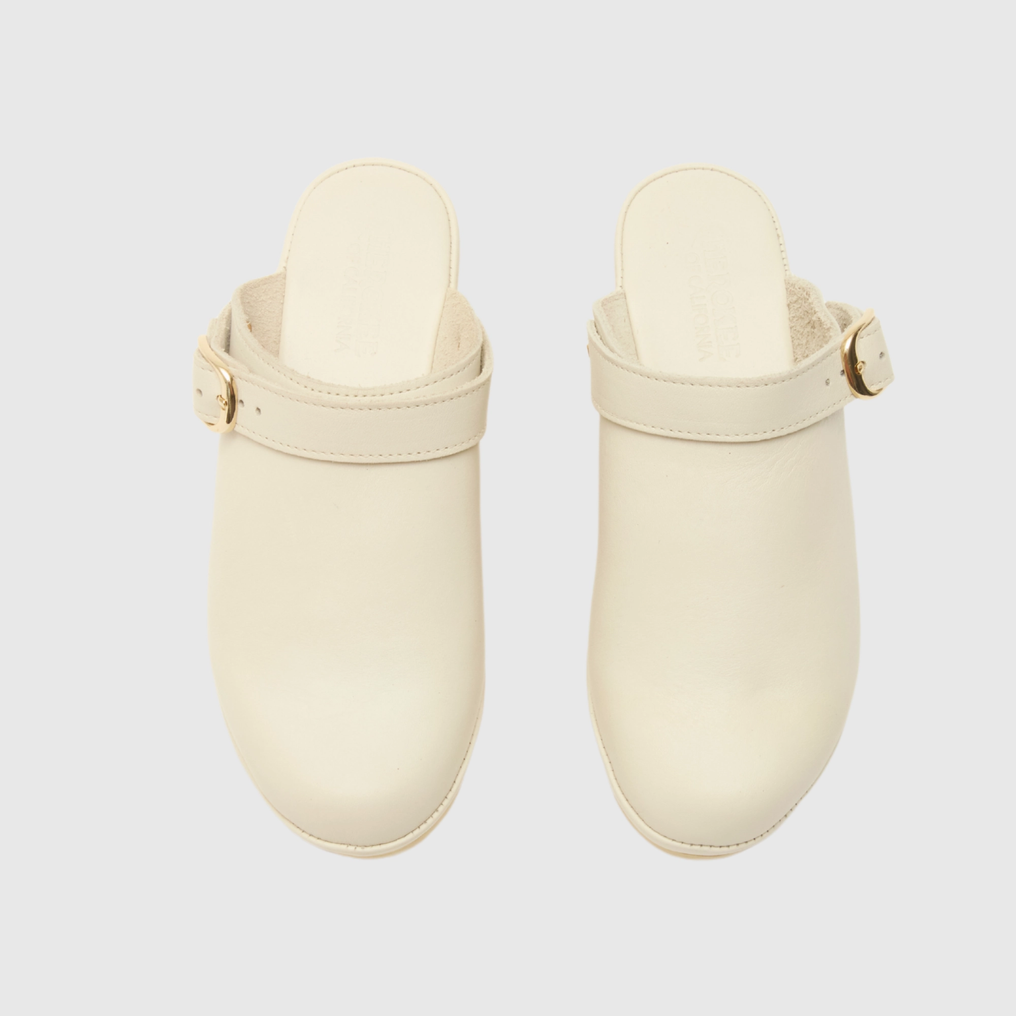 Jenny With A Buckle -  Bone Flexible Sole