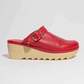 Jenny With A Buckle -  Red Modern Style Comfy Wear