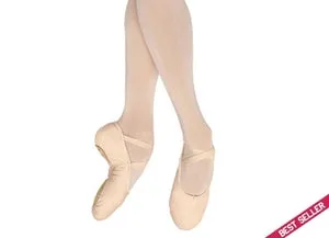 Sweat Resistant Standing Workers Quick Flex Pump -- Canvas Split Sole Ballet -- Pink