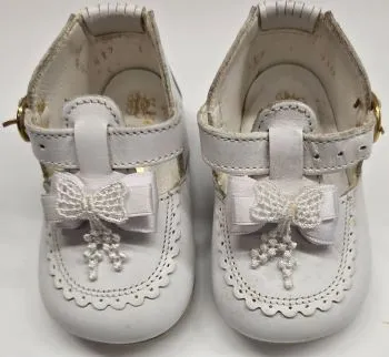 Training Free Soul Roselia -- Infant's T-Strap Shoe -- White
