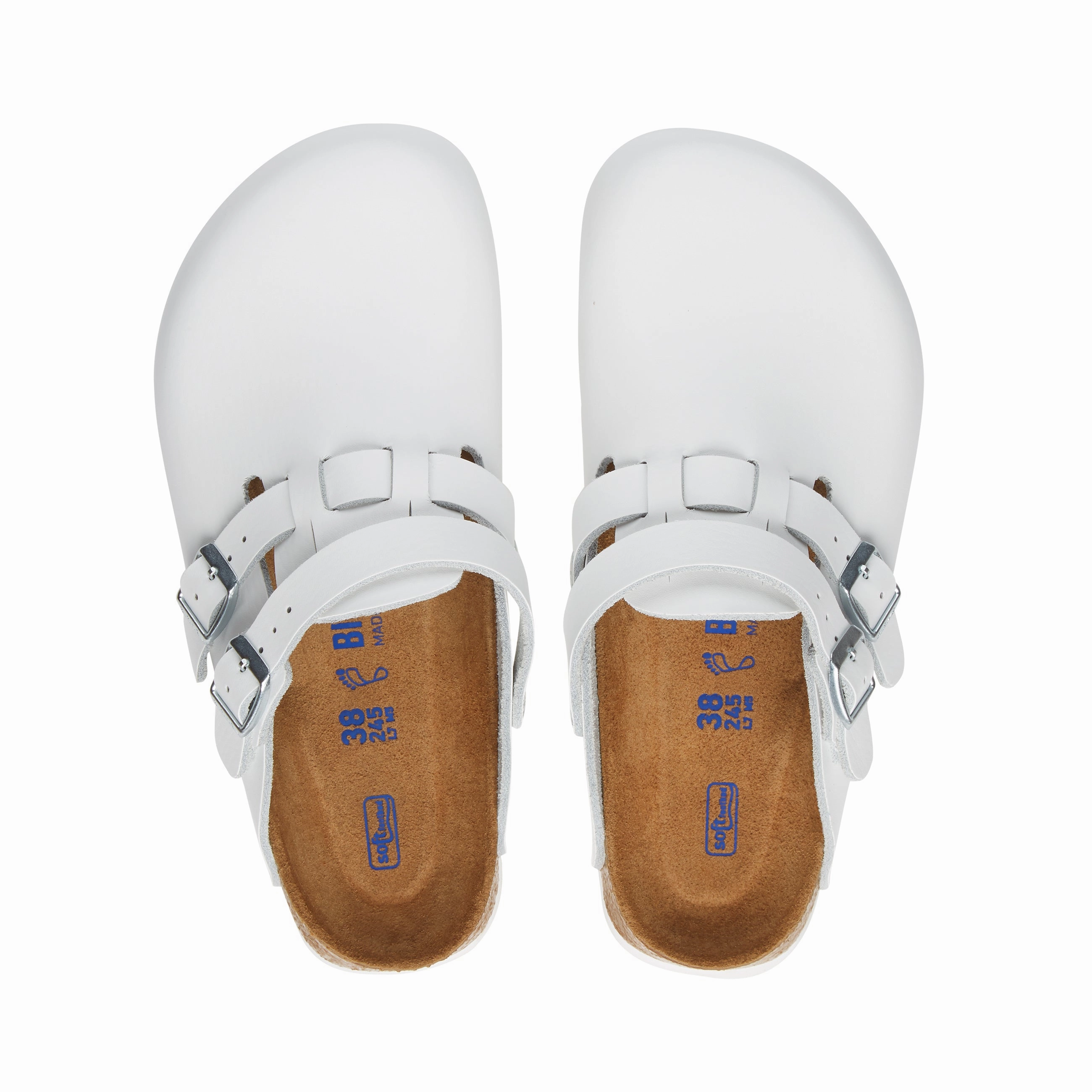 Kay Supergrip White/White Leather Easy Look