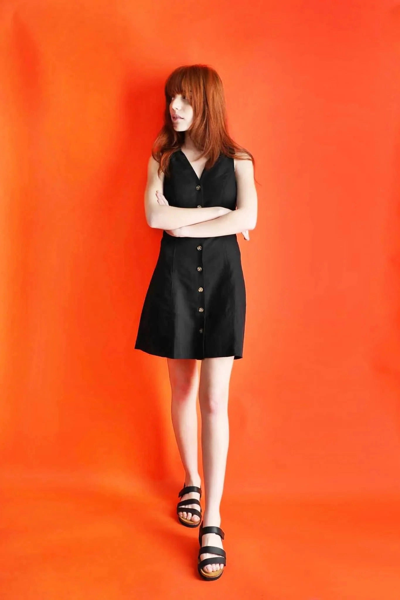 Clean White Moon Walk Kayla | Leather | Black Matte