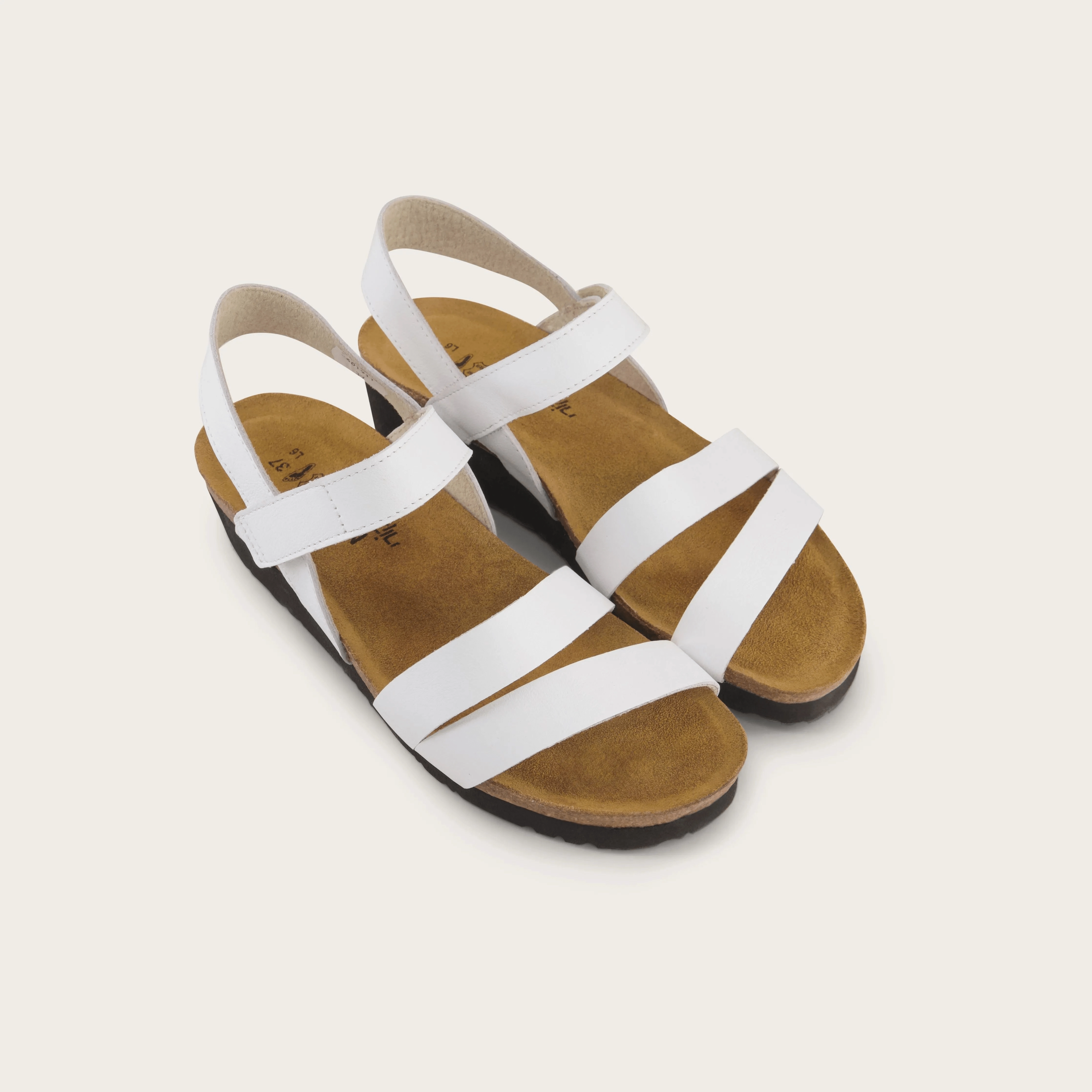 Kayla | Leather | White Baby Soft Sturdy Build