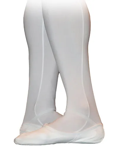 Lightweight Form Rainy Day Impact Resistance Lam Pro -- Canvas Split Sole Ballet -- White